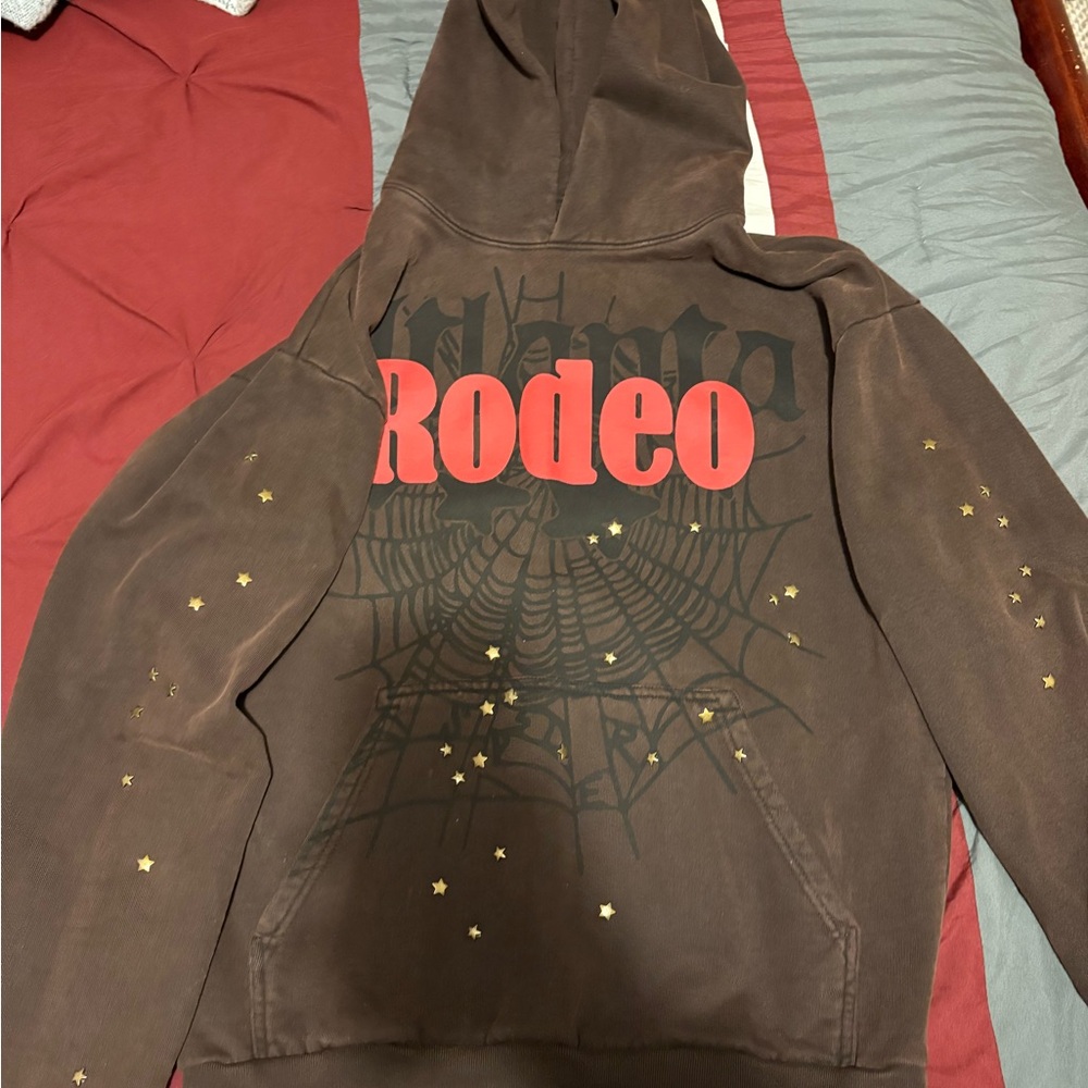 Travis Scott Brown Rodeo Hoodie with Star Accents